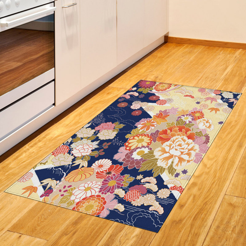 East Urban Home Japanese Navy Area Rug Wayfair